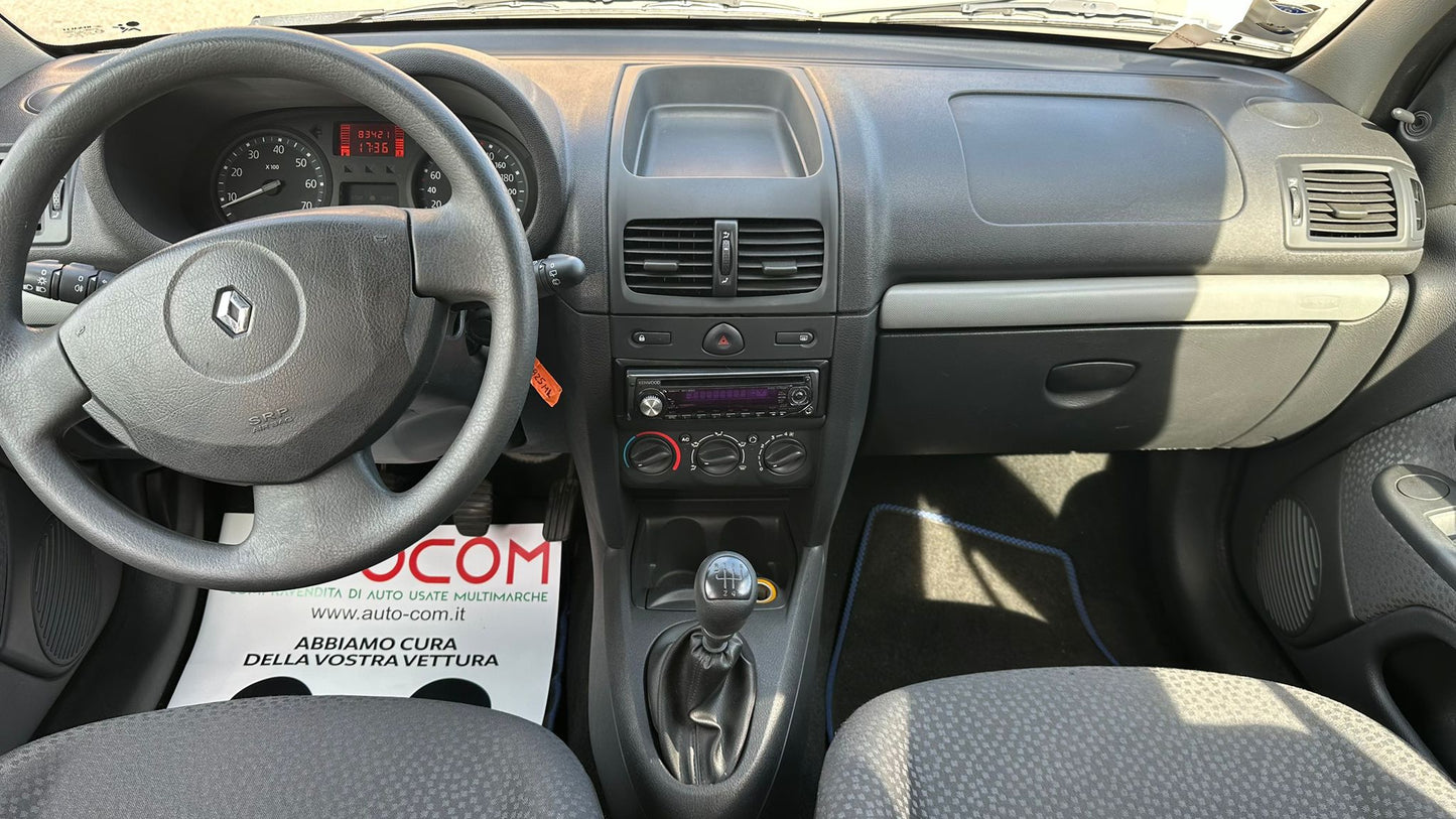 RENAULT CLIO STORIA 1.2 GPL CONFORT 58 CV – EURO 4 – 83.421 KM